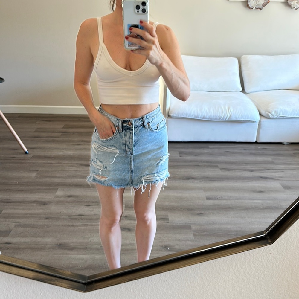 Ksubi denim skirt 25